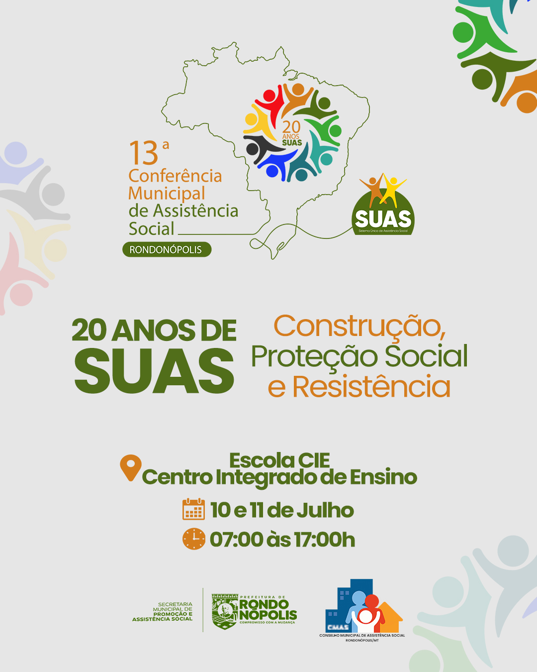 13 Conferência Municipal de Assistência Social
