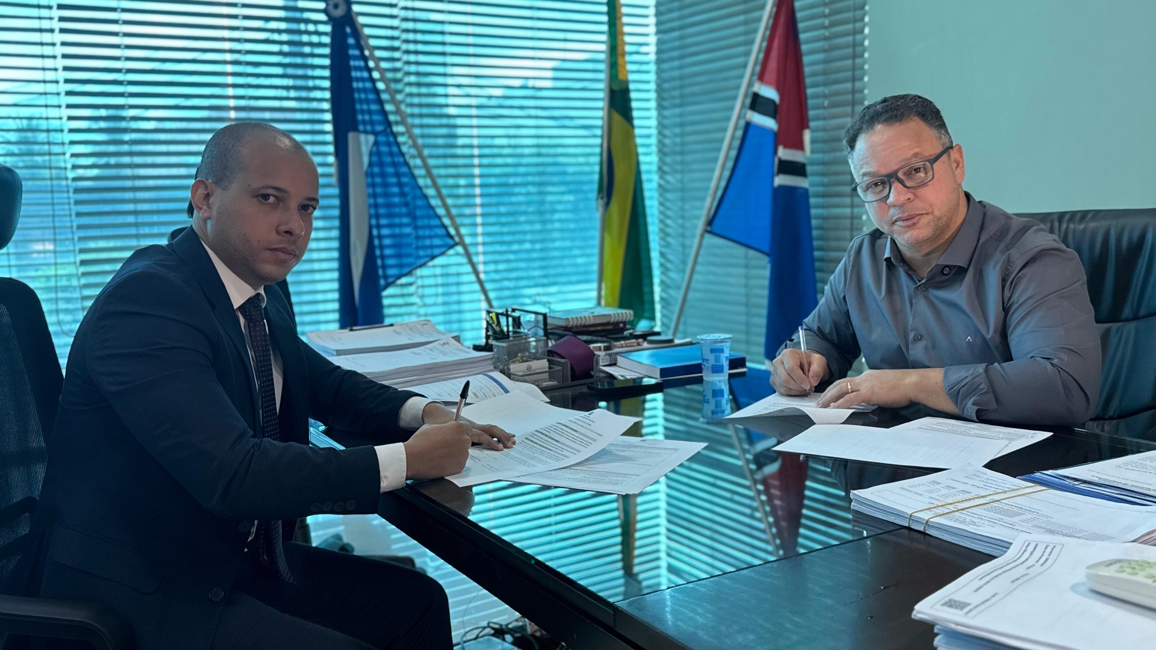 Prefeitura firma termo de cooperação técnica para construção da nova delegacia da PF em Rondonópolis