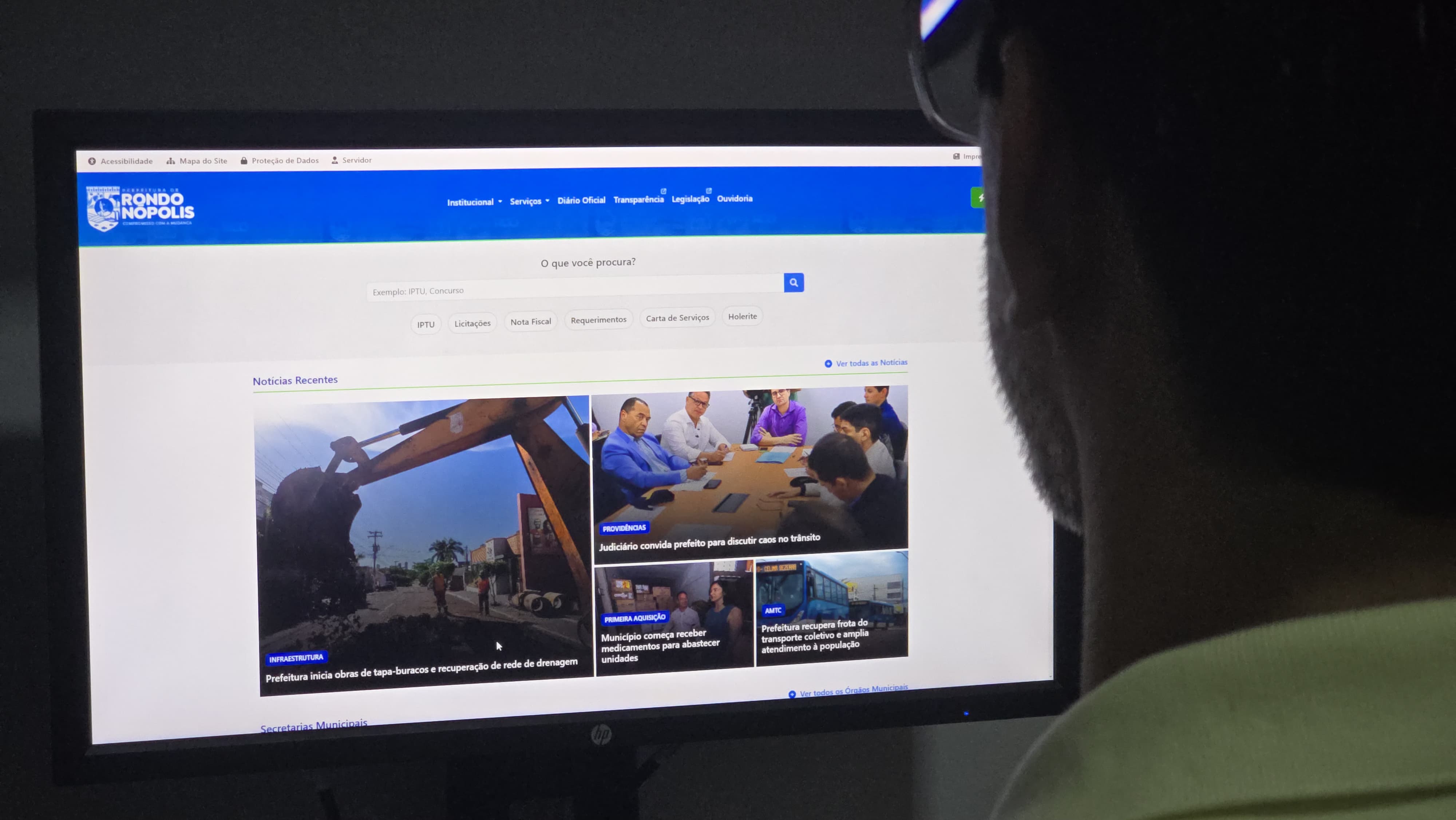 Prefeitura conta com novo portal mais moderno, seguro e ágil