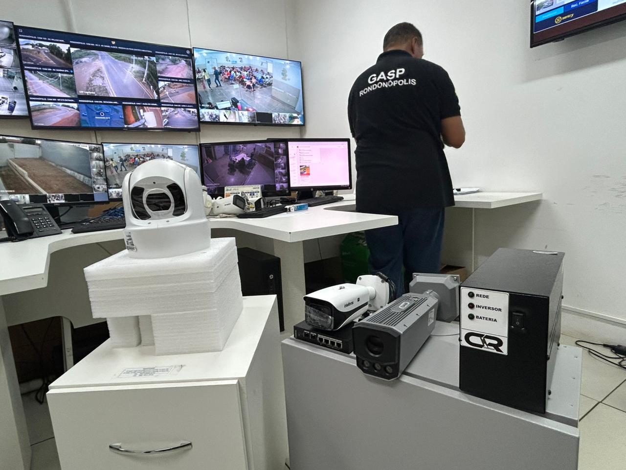 Rondonópolis recebe reforço de mais 160 câmeras de videomonitoramento
