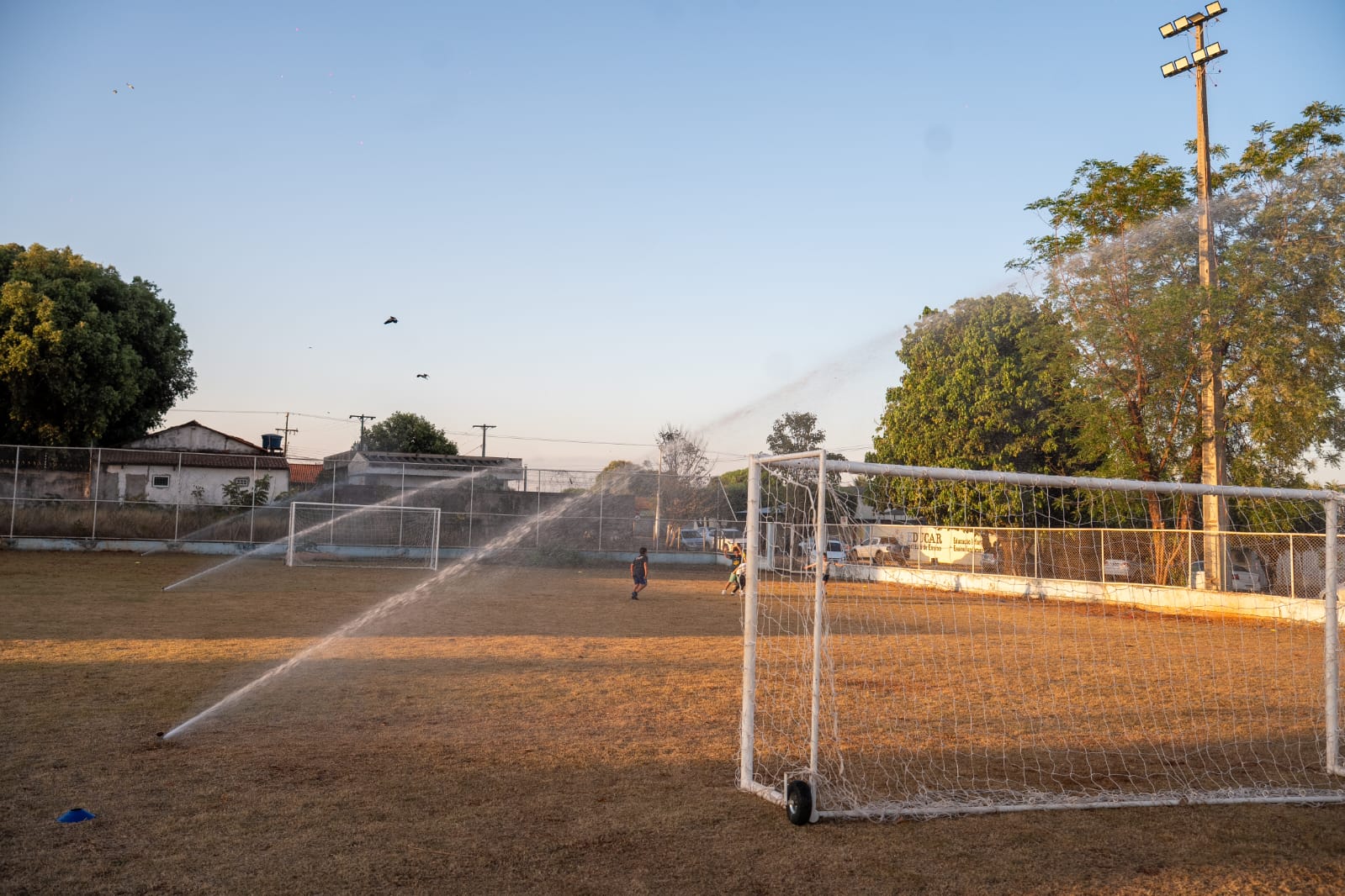 Município volta a colocar bomba de irrigação do Pinheirão em funcionamento