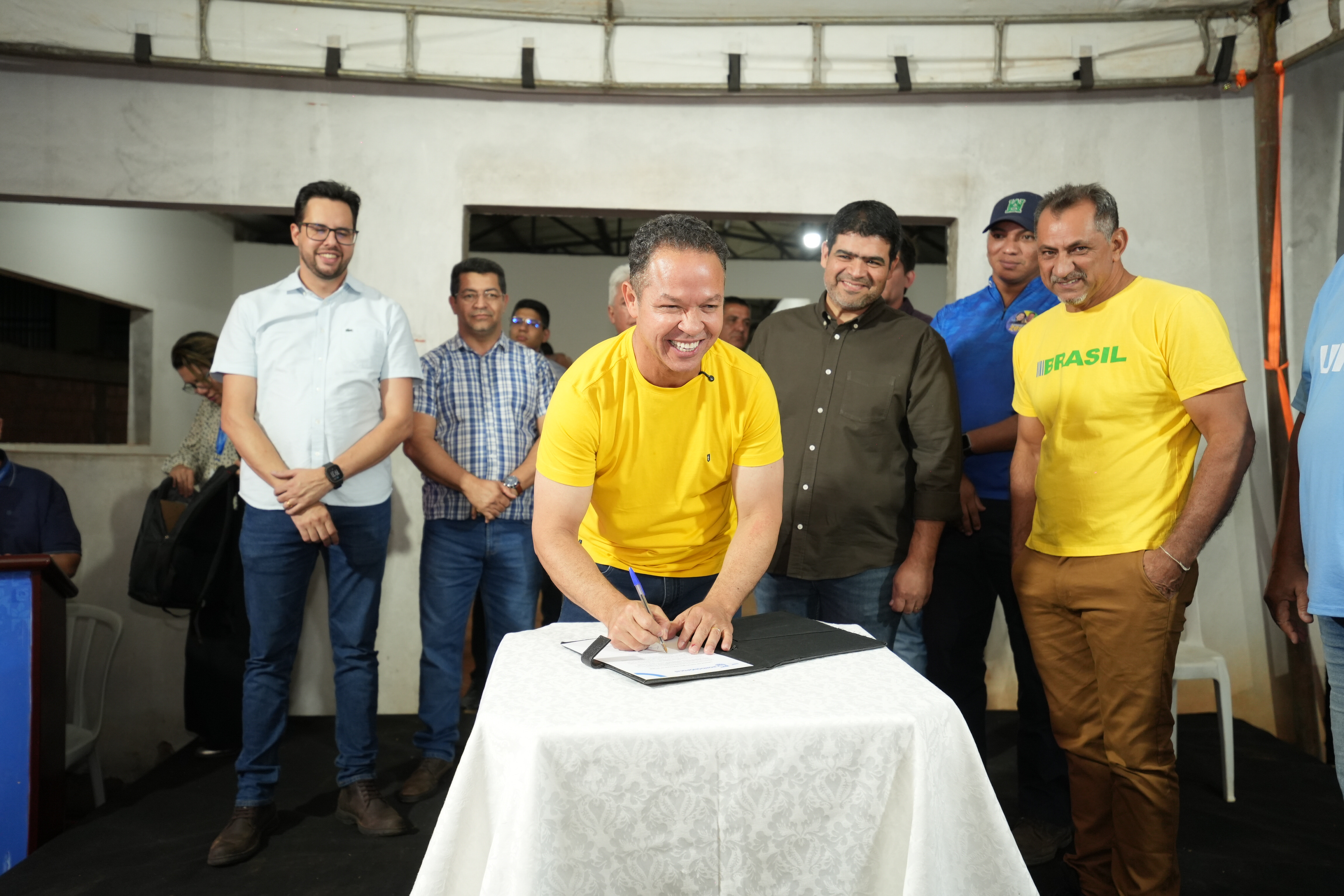 Município dá ordem de serviço para retomada da obra da ESF da Gleba Rio Vermelho