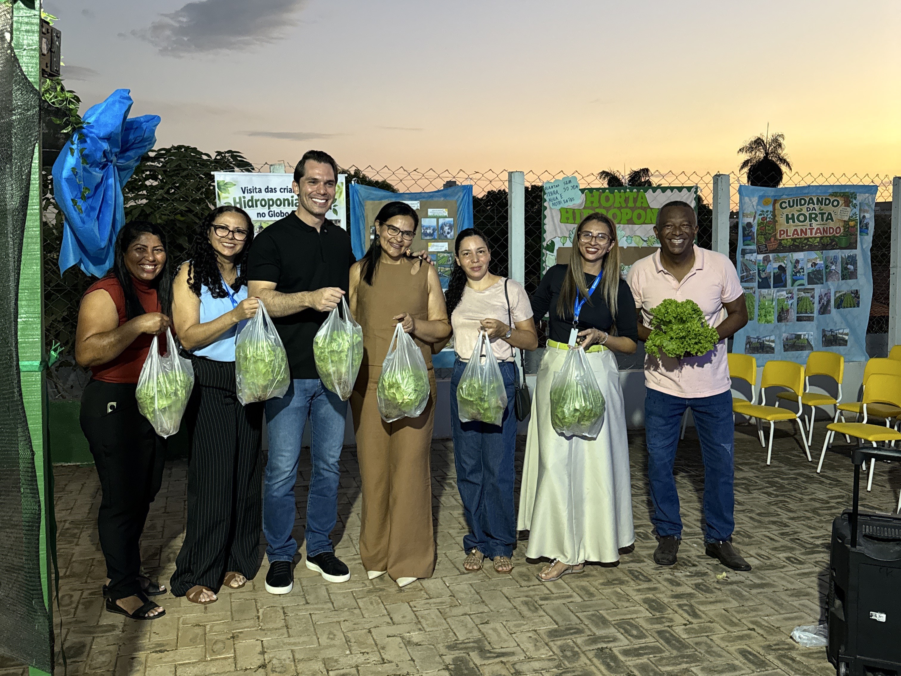 Hidroponia transforma aprendizado e fortalece a alimentação escolar no CMEI João César Domingos